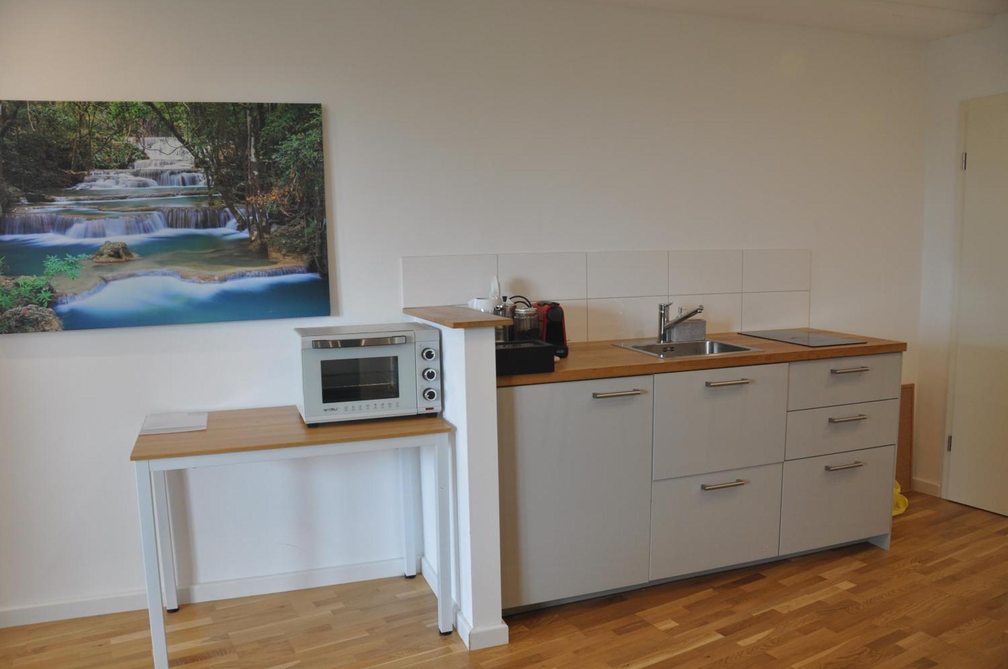 2-Zimmer Wohnung Mit Terrasse, Fernblick, Natur, Ruhig - Marburg Luaran gambar